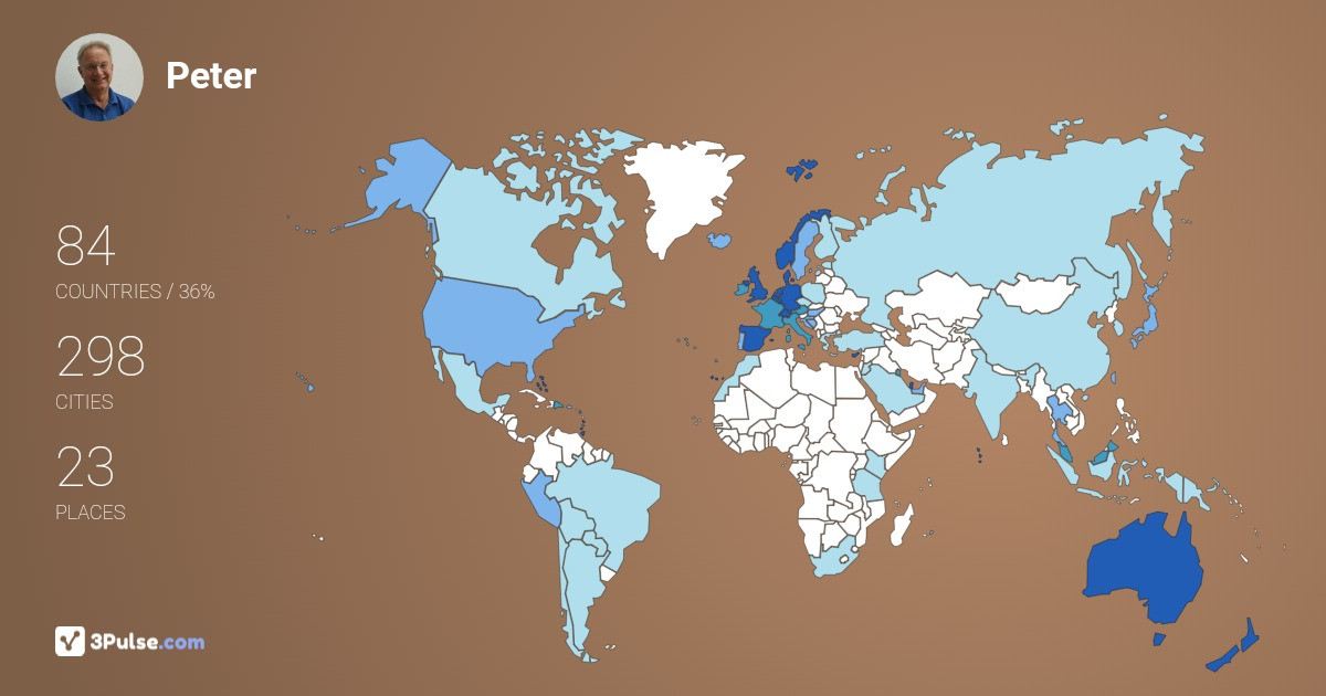 Изображение Карты путешествий Peter Mallory