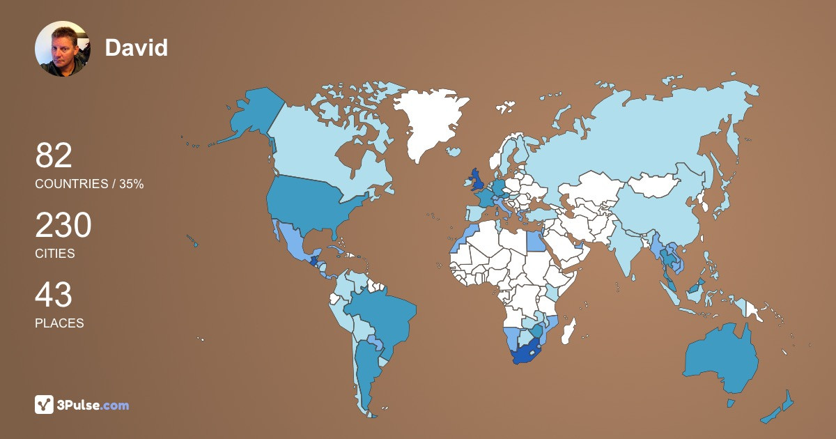 Изображение Карты путешествий David Hay