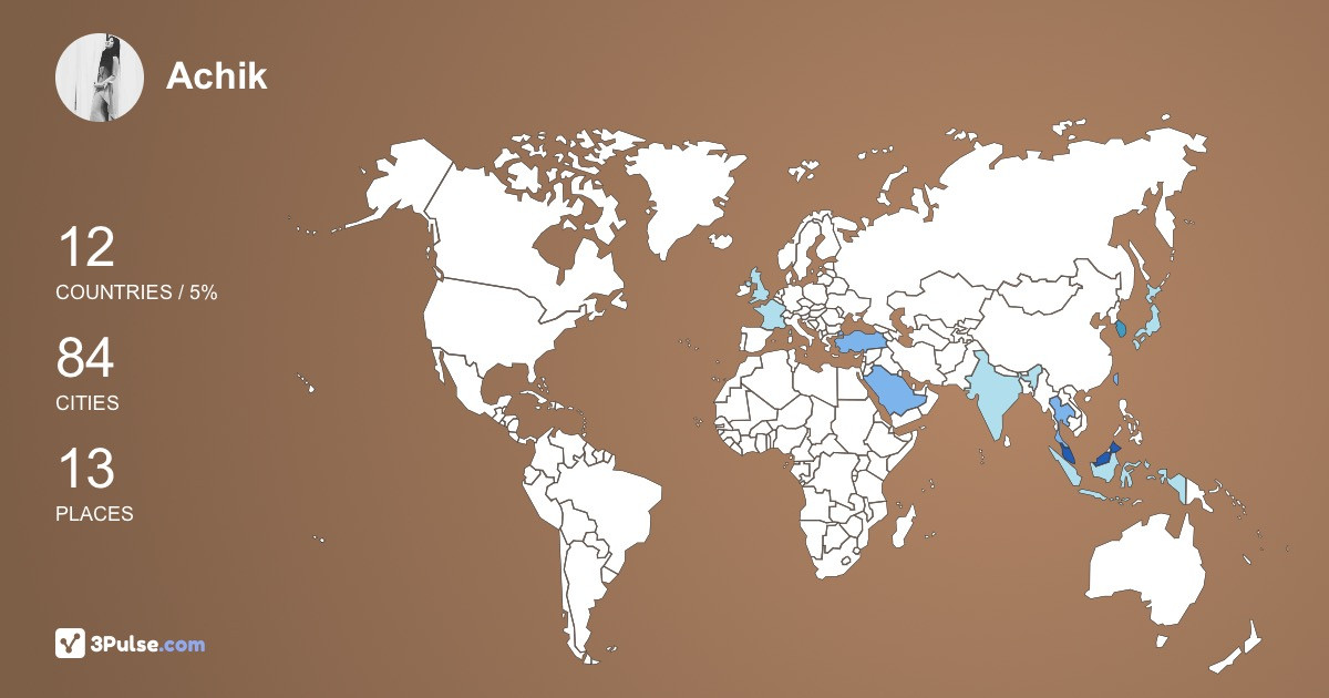 Изображение Карты путешествий Achik Ct-Fikriah