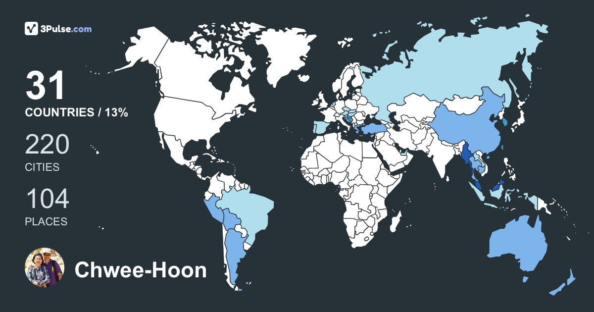 Изображение Карты путешествий Chwee-Hoon Ong