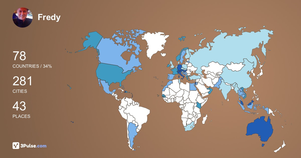 Изображение Карты путешествий Fredy Weisser