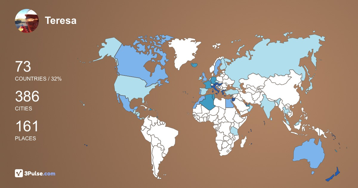 Изображение Карты путешествий Teresa Weisser