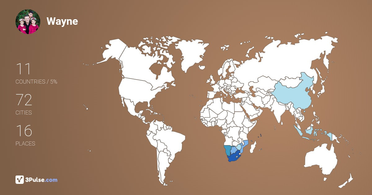 Изображение Карты путешествий Wayne Teixeira