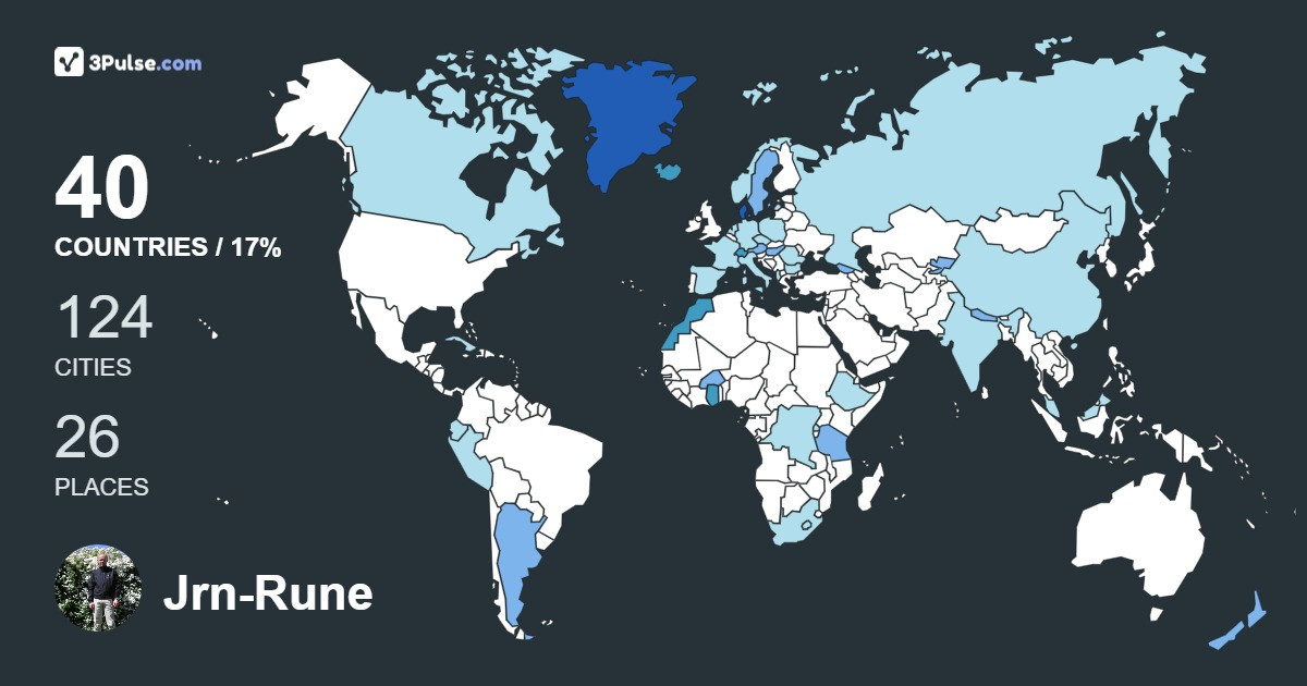 Изображение Карты путешествий Jrn-Rune Nielsen