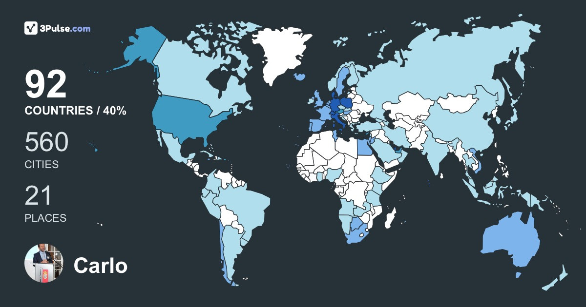 Изображение Карты путешествий Carlo Prola