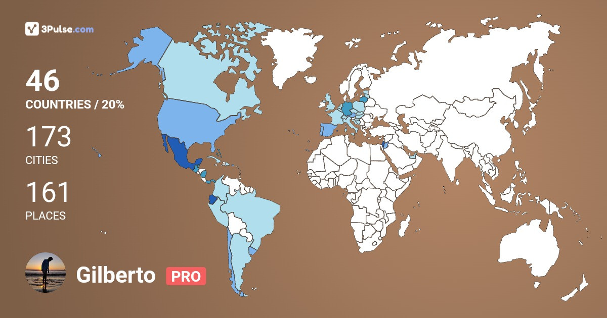 Изображение Карты путешествий Gilberto Falcn