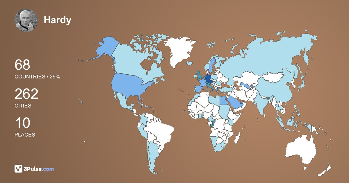 Изображение Карты путешествий Hardy Muc