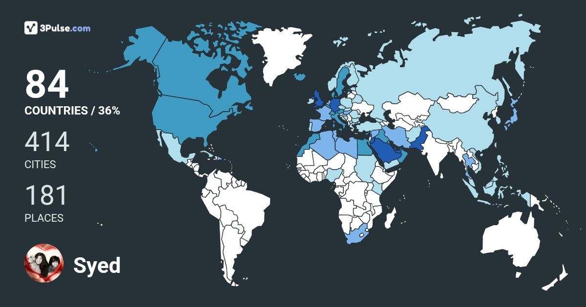 Изображение Карты путешествий Syed Nazir