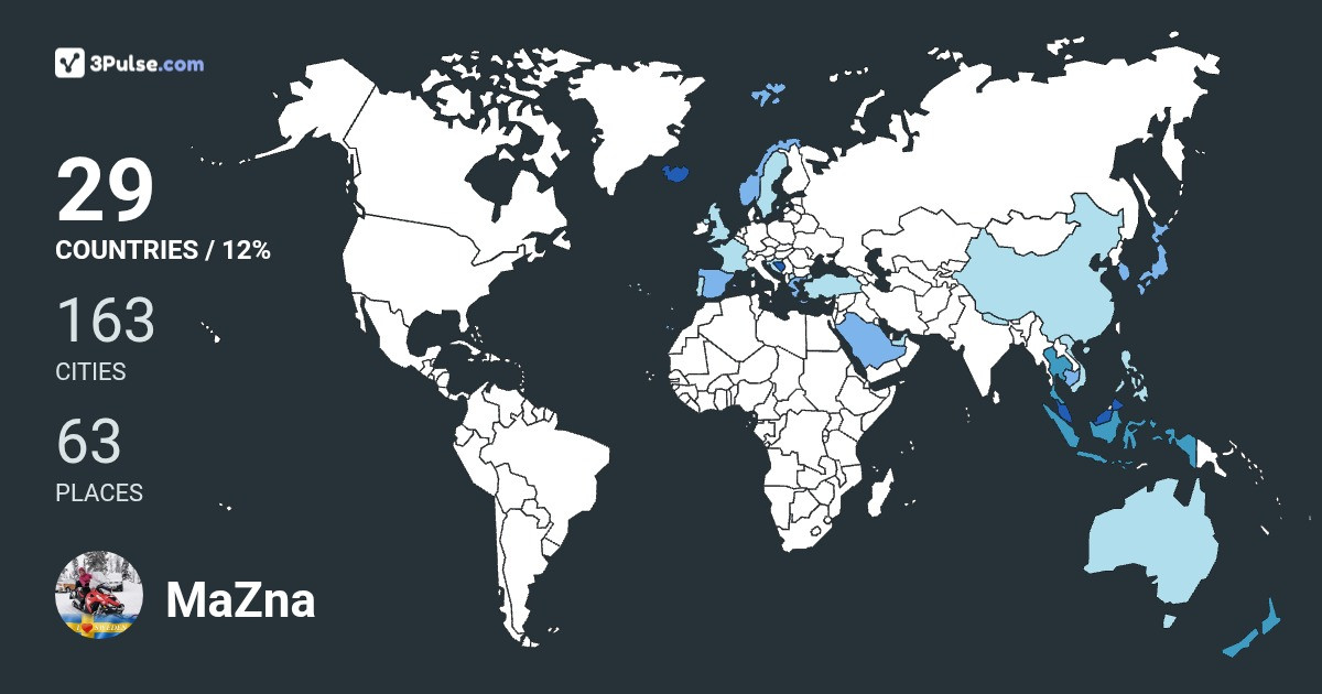 Изображение Карты путешествий MaZna MoNa