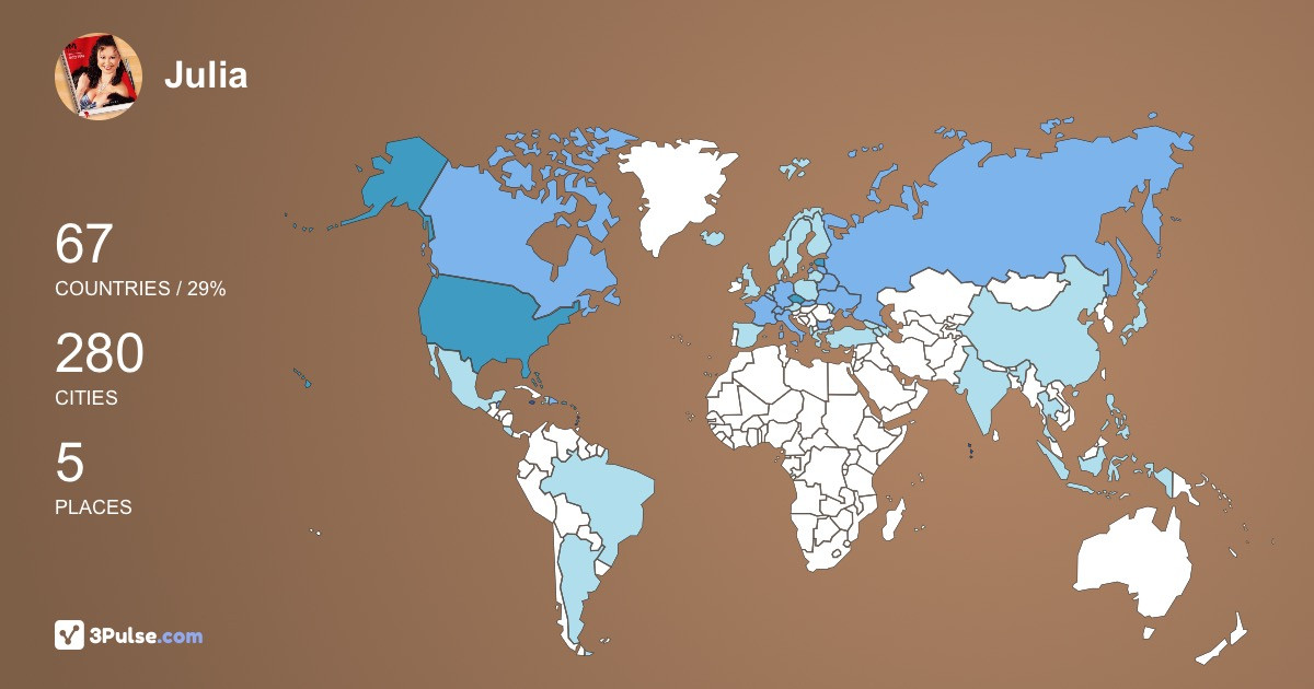 Изображение Карты путешествий Julia Toch