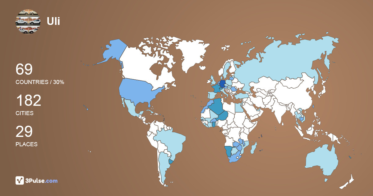Изображение Карты путешествий Uli Gabel