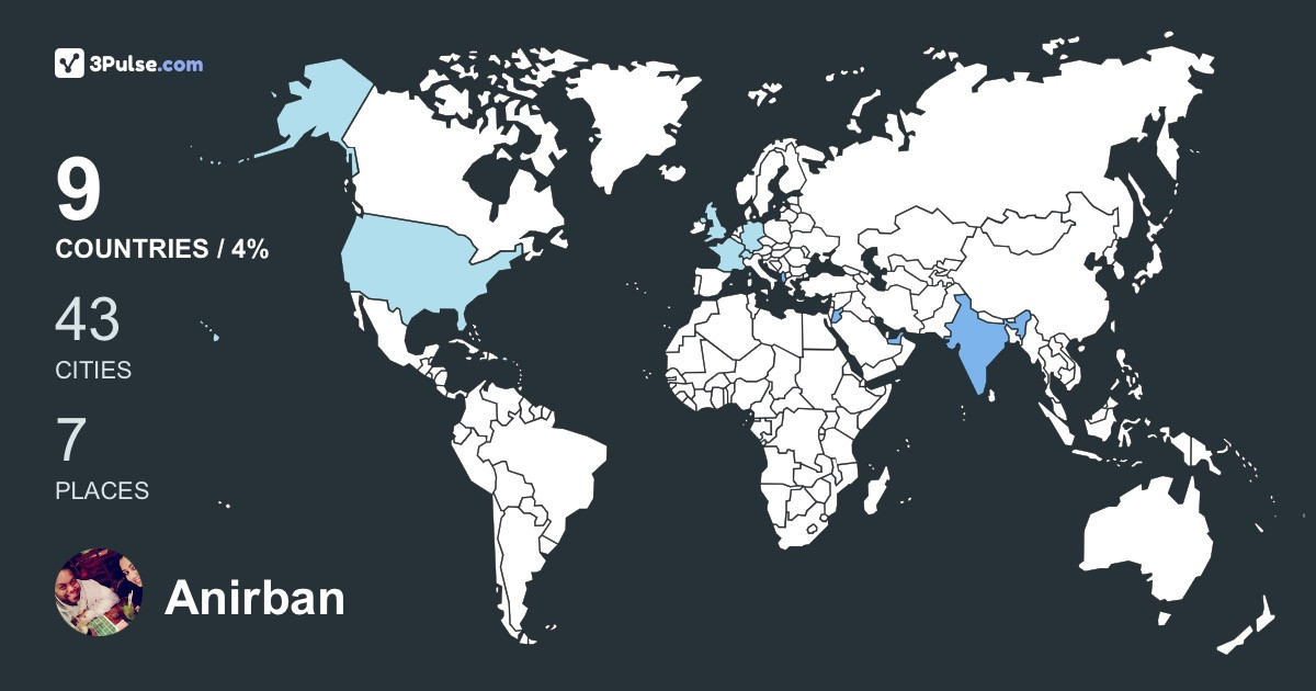 Изображение Карты путешествий Anirban Dey