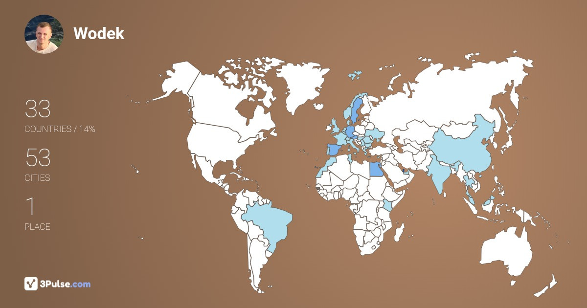 Изображение Карты путешествий Wodek Wasnik