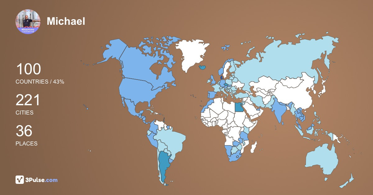 Изображение Карты путешествий Michael Polievka