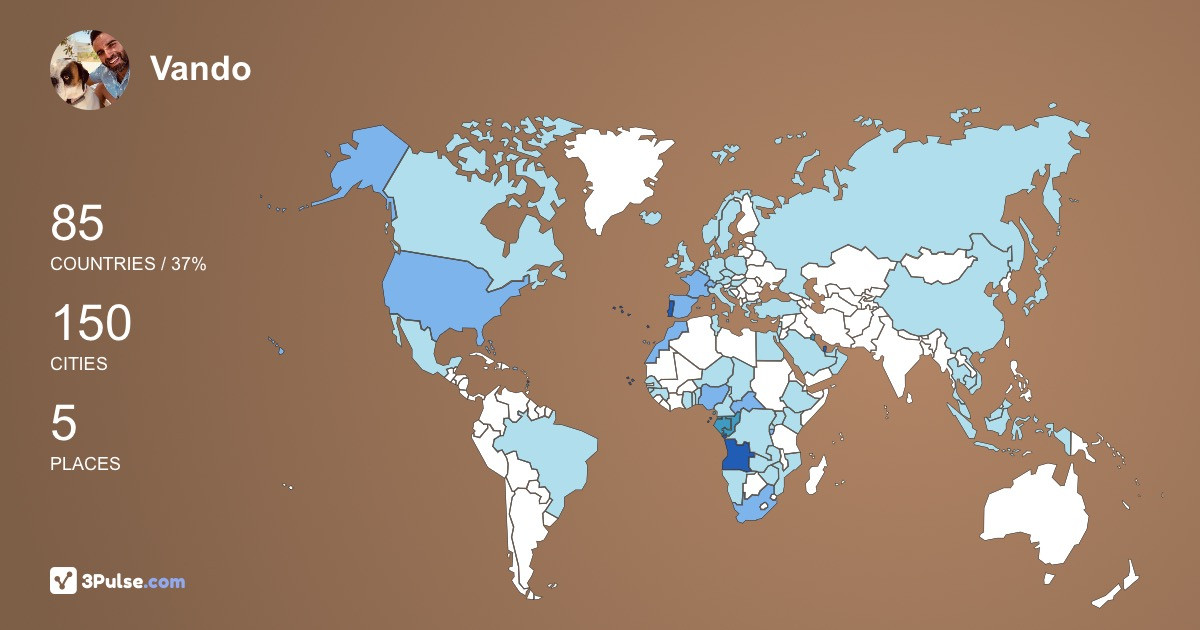 Изображение Карты путешествий Vando Guerreiro