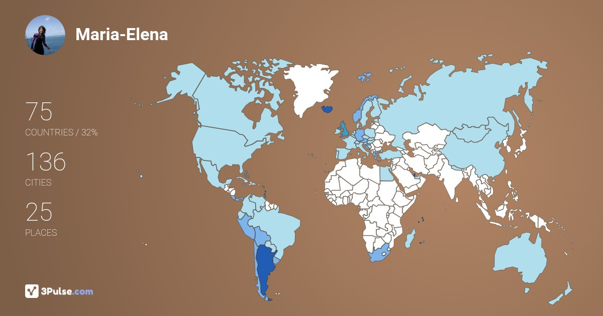 Изображение Карты путешествий Maria-Elena Antonelli