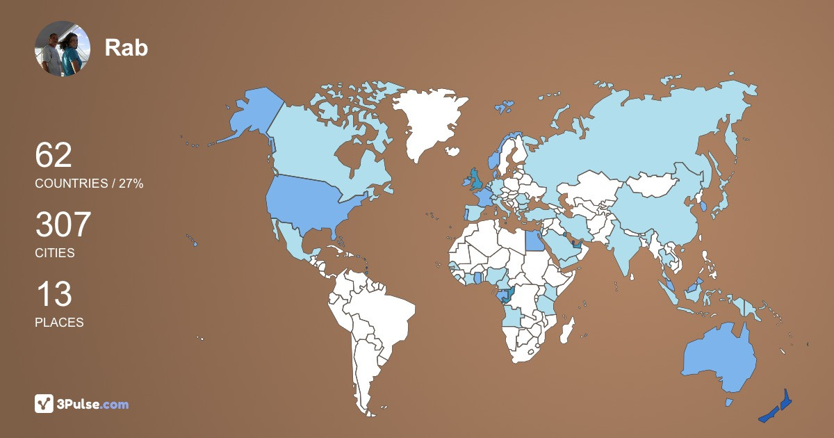 Изображение Карты путешествий Rab Fotheringham