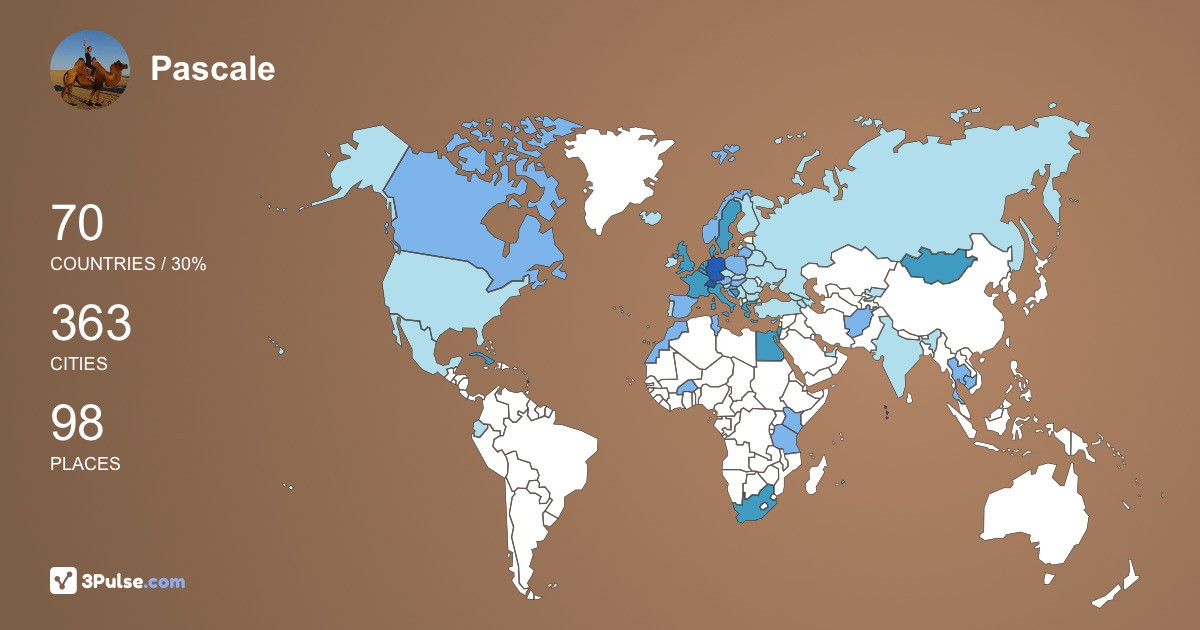 Изображение Карты путешествий Pascale Baldauf