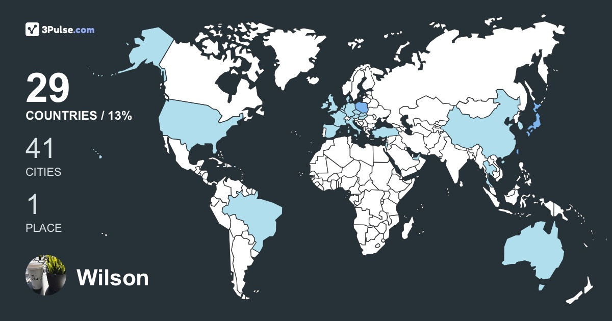 Изображение Карты путешествий Wilson Shen