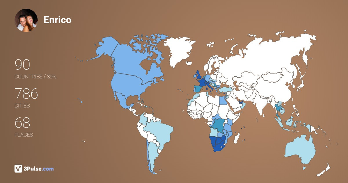 Изображение Карты путешествий Enrico Galli
