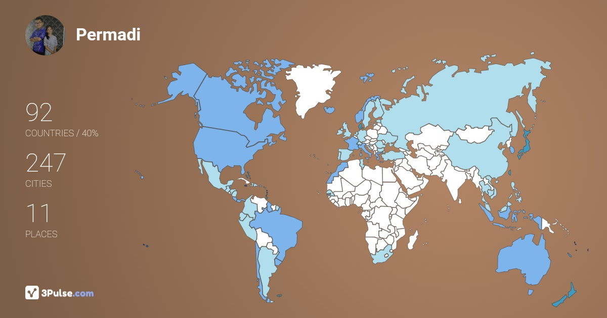 Изображение Карты путешествий Permadi Fnu