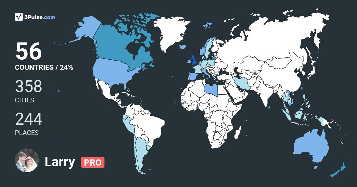 Изображение Карты путешествий Larry Redmond