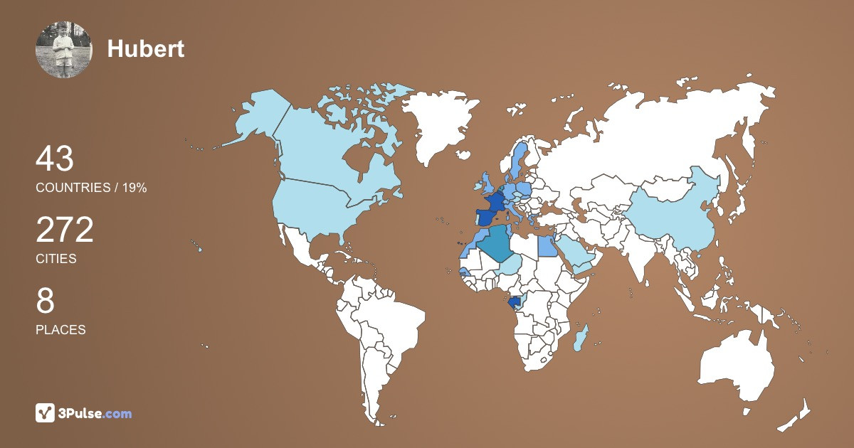 Изображение Карты путешествий Hubert Branders