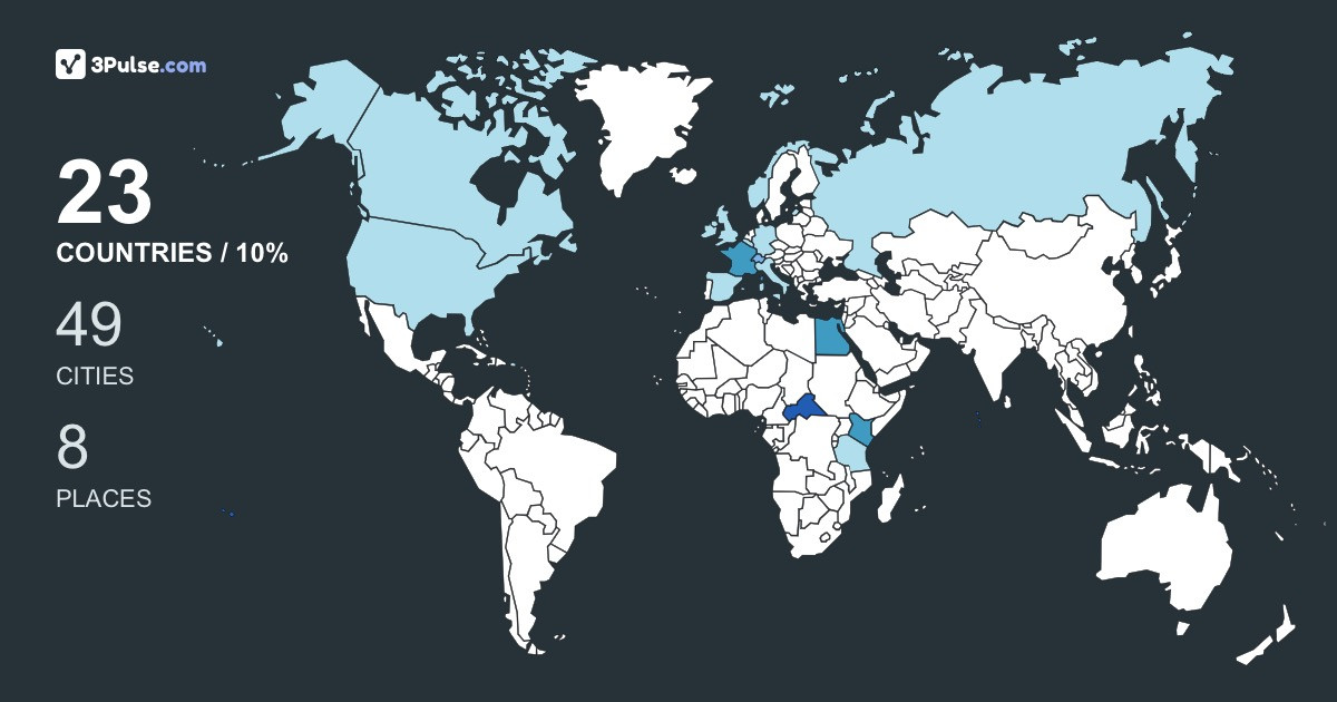 Phanie21's Travel Map Image