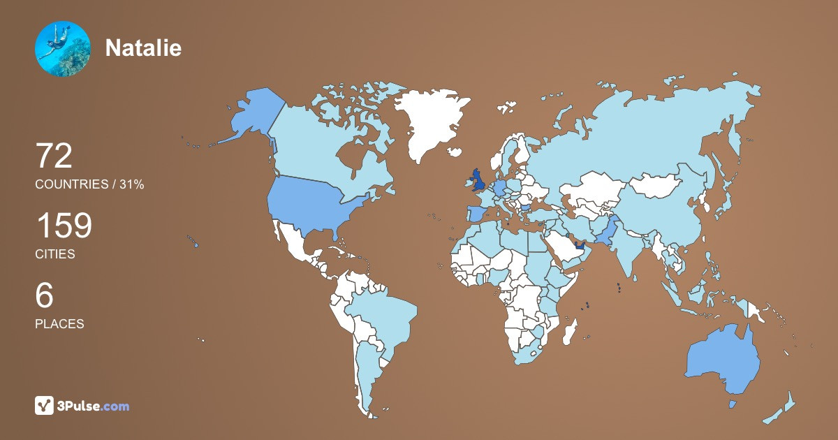 Изображение Карты путешествий Natalie Smith