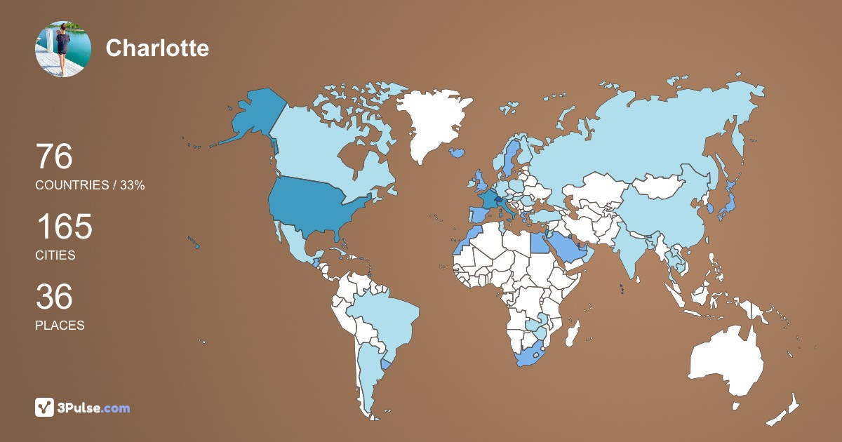Изображение Карты путешествий Charlotte Baechler-Murbach