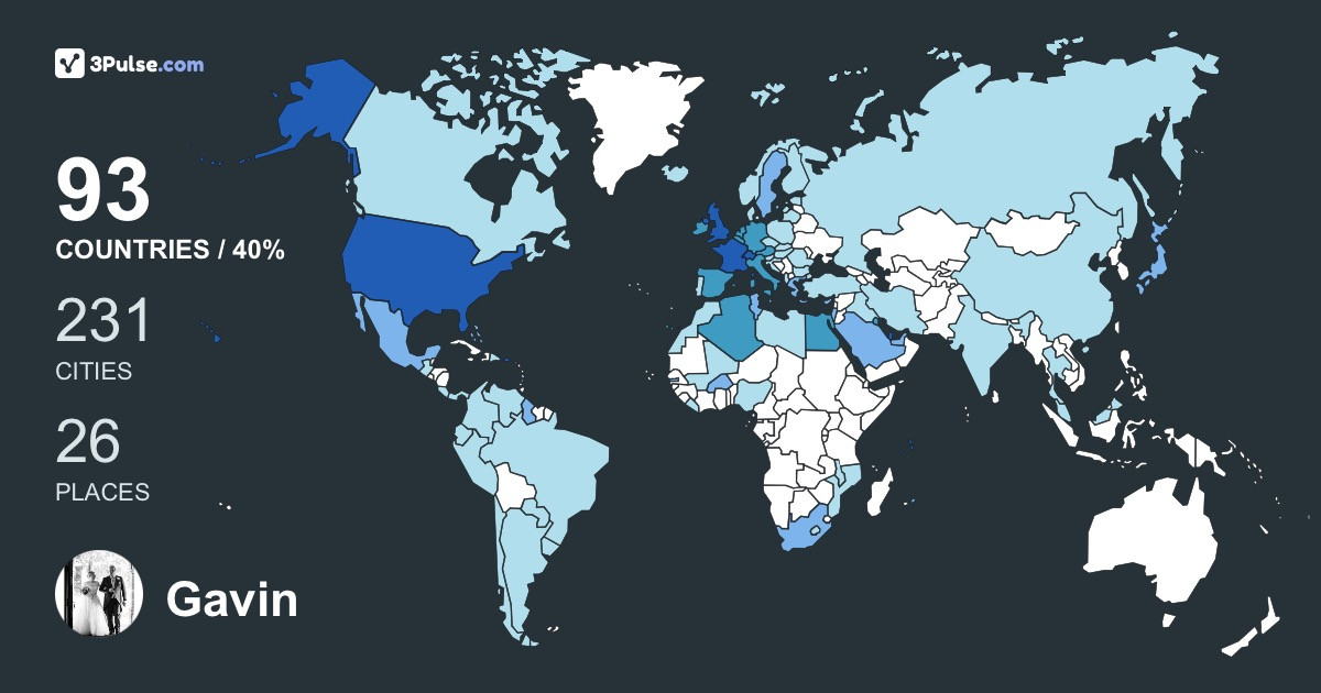 Изображение Карты путешествий Gavin Lessing-Caller