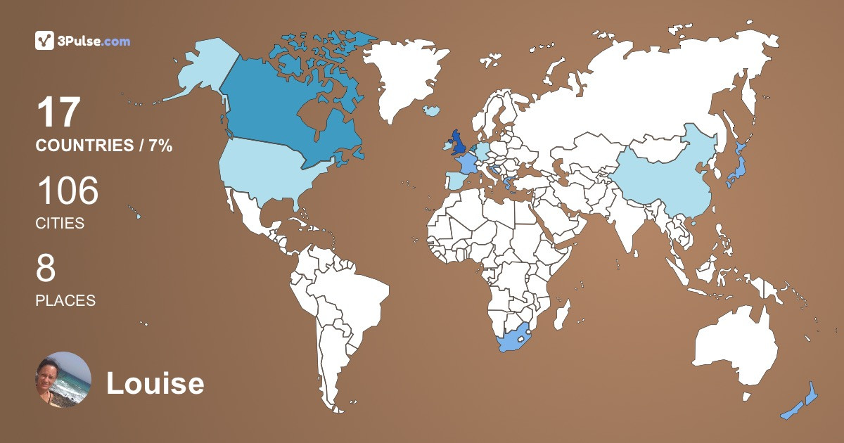 Изображение Карты путешествий Louise Humphreys