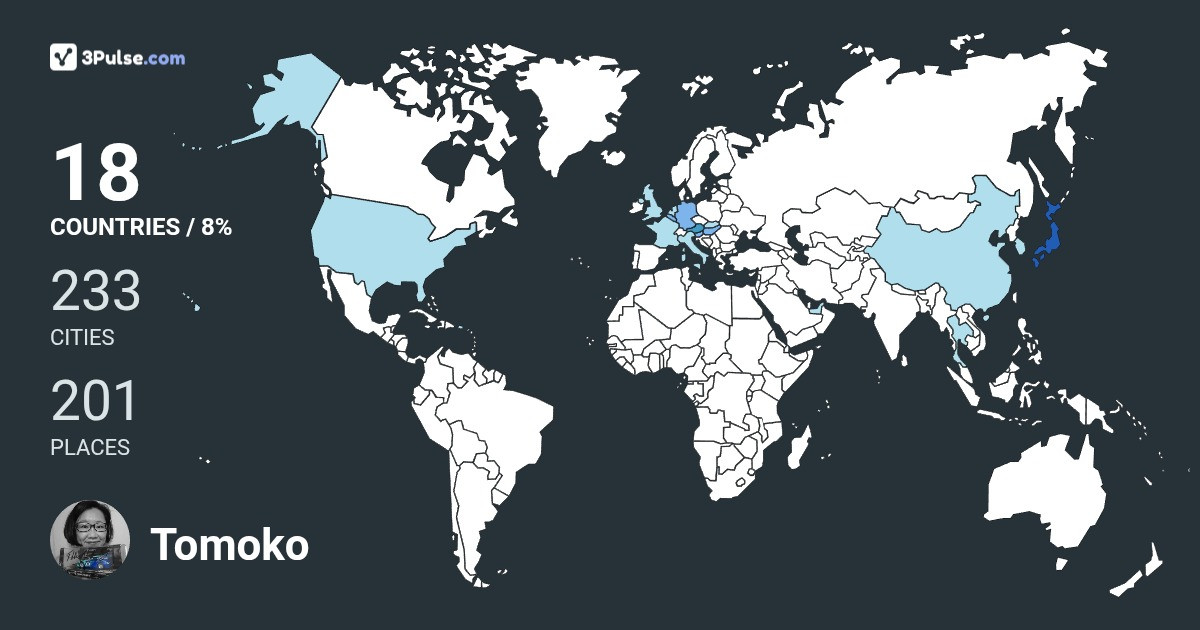 Изображение Карты путешествий Tomoko Kobayashi