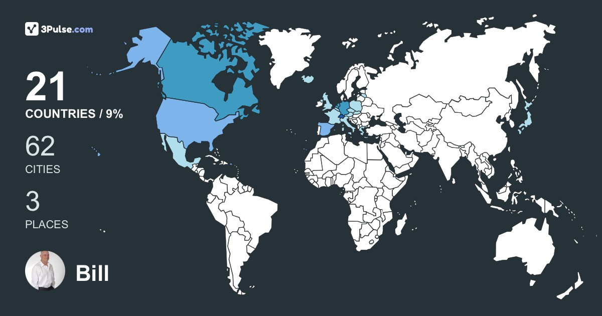 Изображение Карты путешествий Bill Taylor