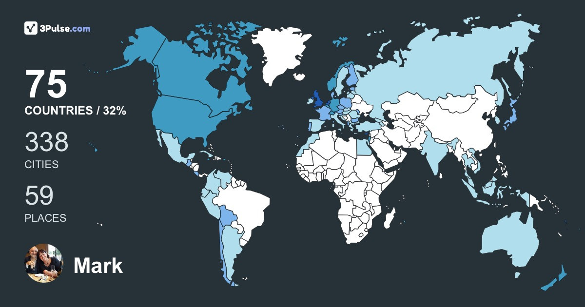 Изображение Карты путешествий Mark Valladares