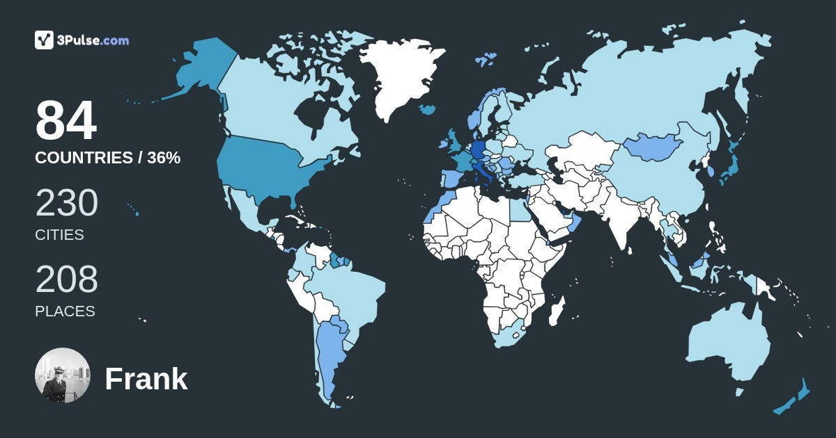 Изображение Карты путешествий Frank Scrivener
