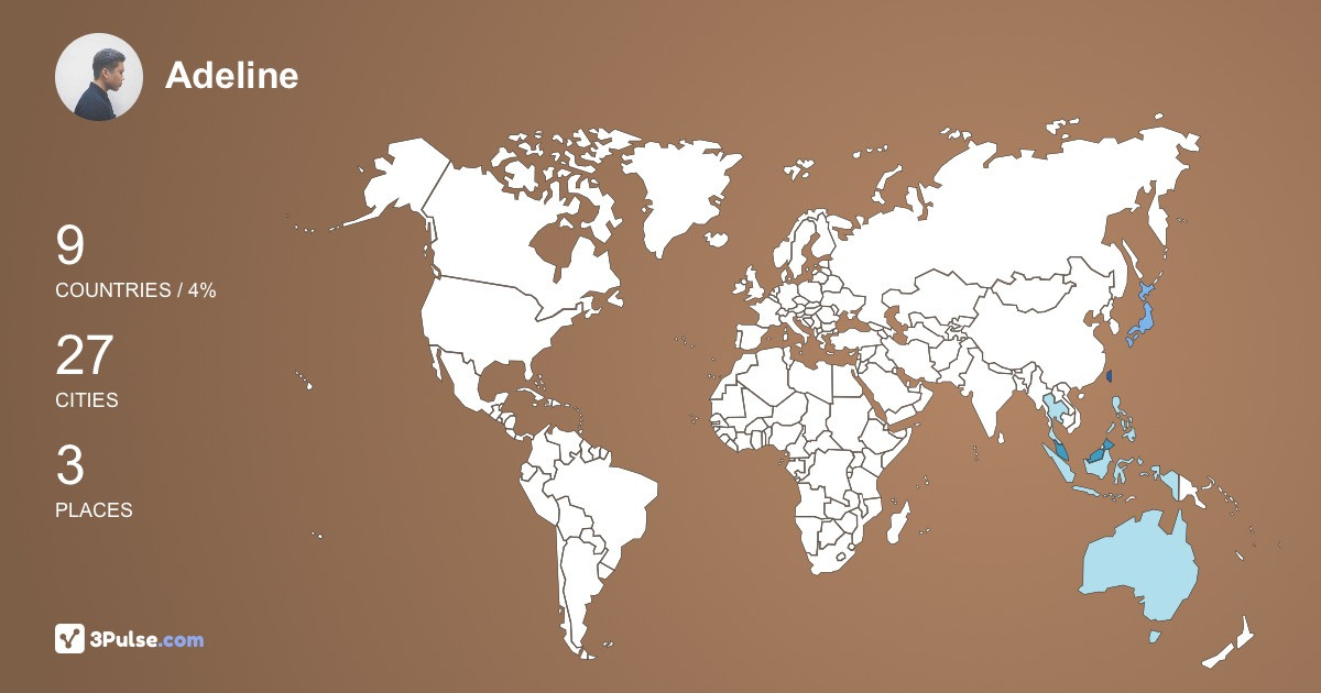 Adeline Chow's Travel Map Image