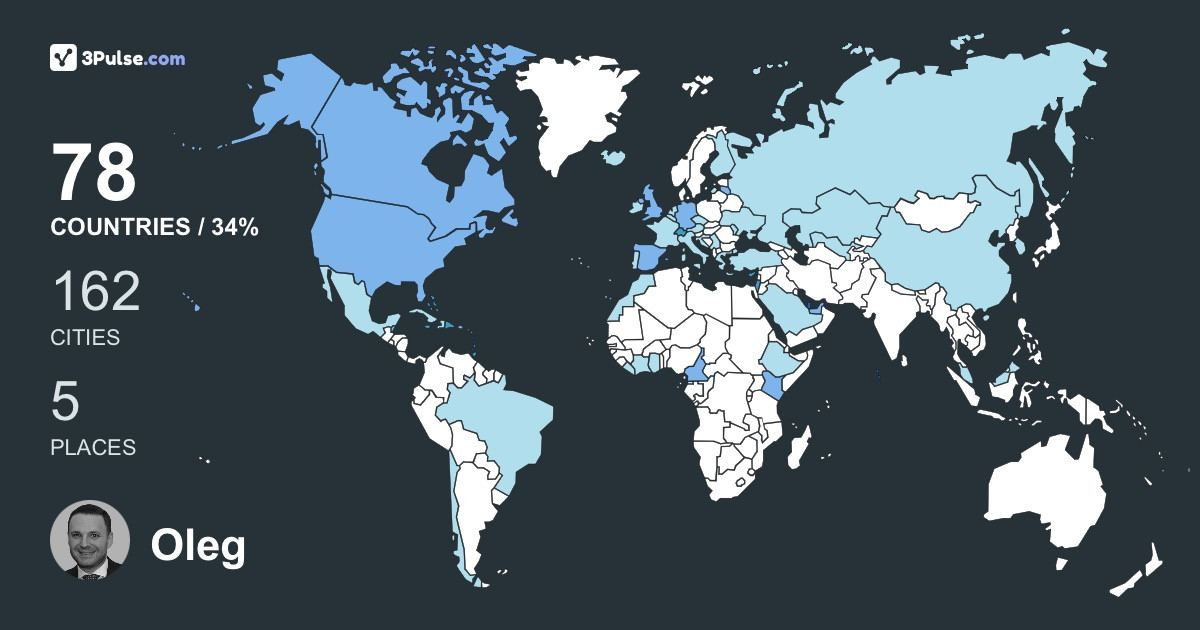 Изображение Карты путешествий Oleg Firer