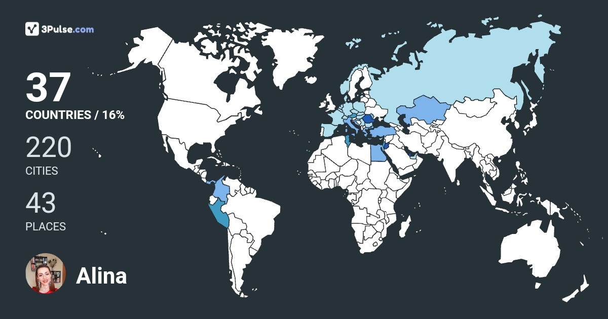 Изображение Карты путешествий Alina Dima