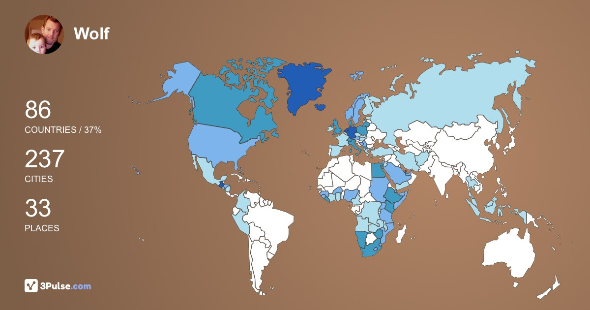 Изображение Карты путешествий Wolf Christian