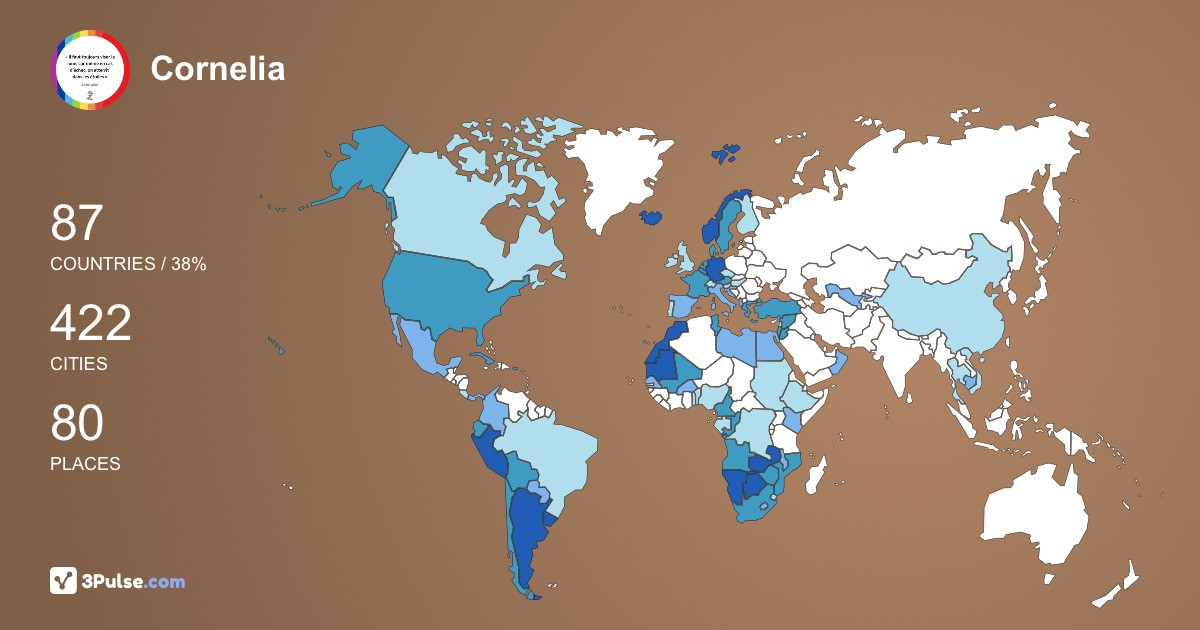 Изображение Карты путешествий Cornelia Christinet