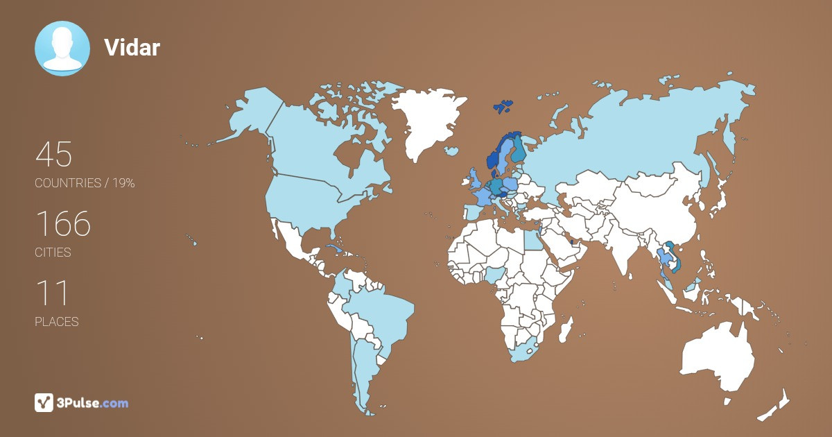 Изображение Карты путешествий Vidar