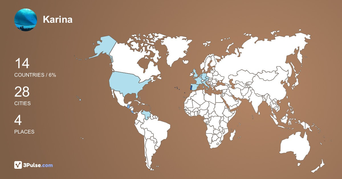 Karina Reis's Travel Map Image