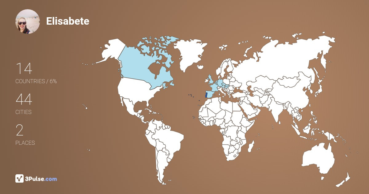 Изображение Карты путешествий Elisabete Rita
