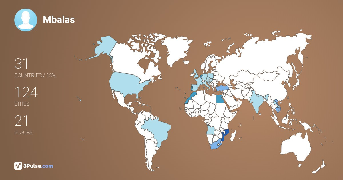 Изображение Карты путешествий Mbalas
