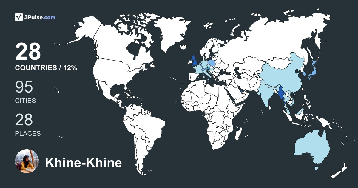 Изображение Карты путешествий Khine-Khine Zaw