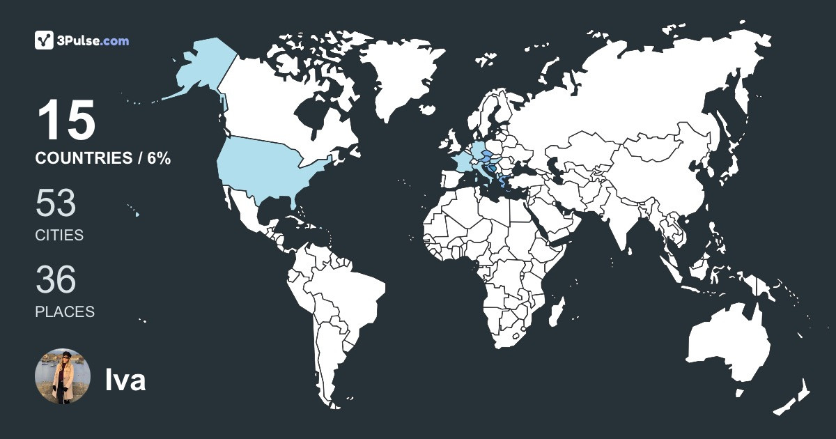 Изображение Карты путешествий Iva Mujan