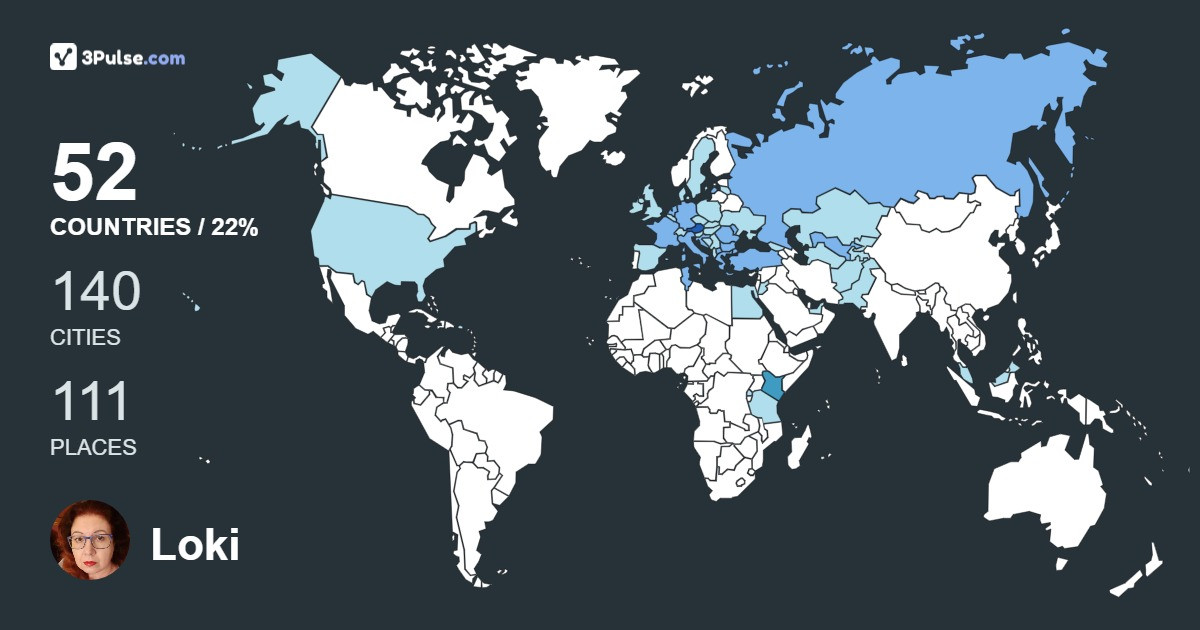 Loki Loki's Travel Map Image
