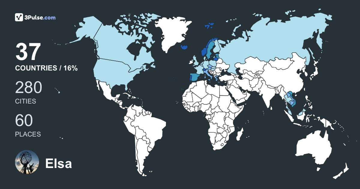 Elsa Ventura's Travel Map Image
