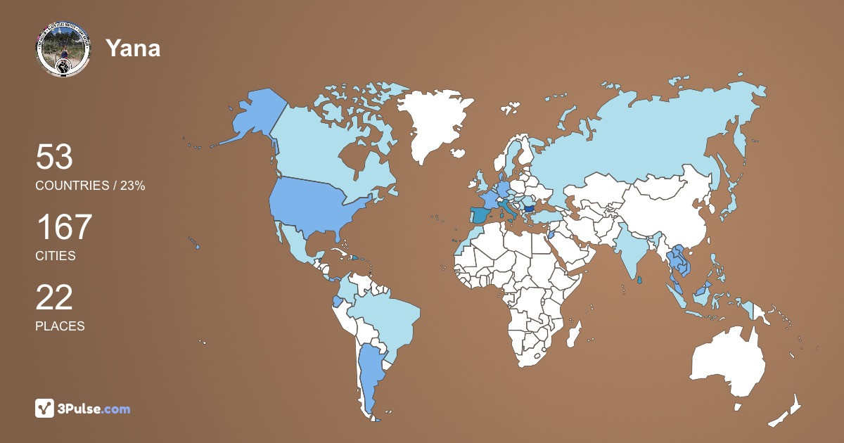 Изображение Карты путешествий Yana Mihaleva